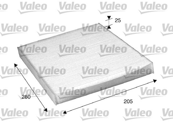 Filter vnútorného priestoru VALEO