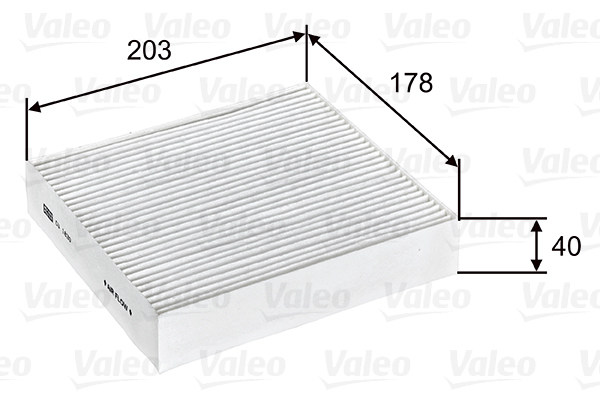 Filter vnútorného priestoru VALEO