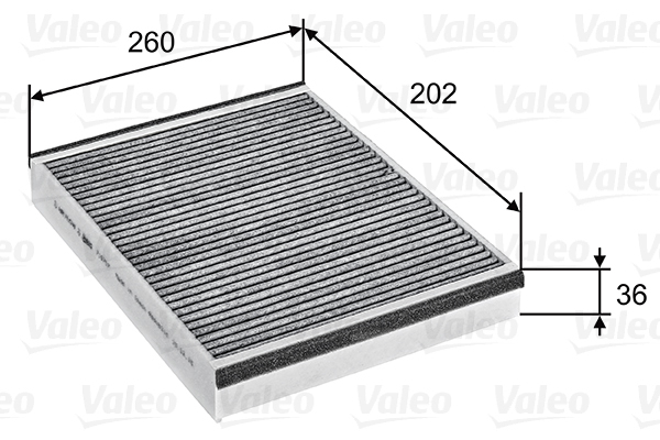 Filter vnútorného priestoru VALEO