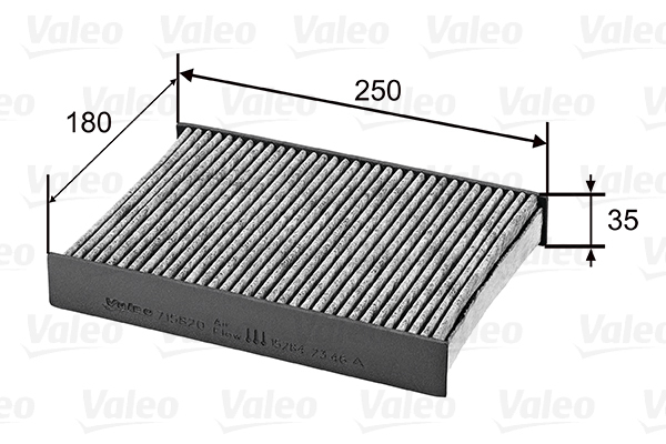 Filter vnútorného priestoru VALEO