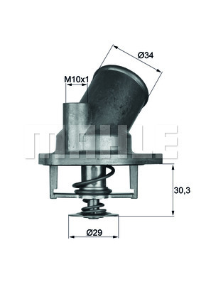 Termostat chladenia BEHR