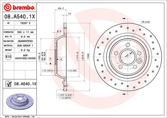 Brzdový kotúč BREMBO