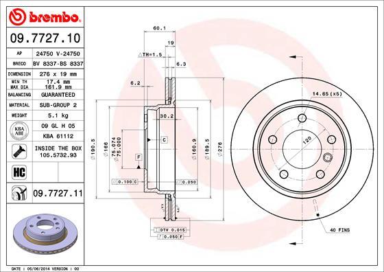 Brzdový kotúč BREMBO