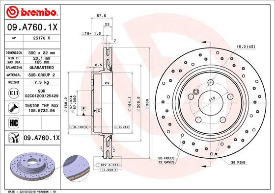 Brzdový kotúč BREMBO