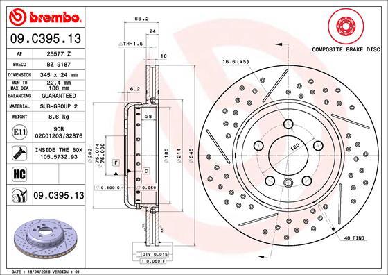 Brzdový kotúč BREMBO