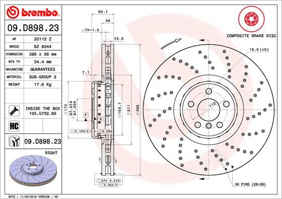 Brzdový kotúč BREMBO