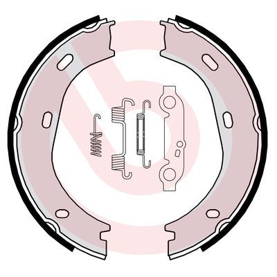 Sada brzd. čeľustí parkov. brzdy BREMBO