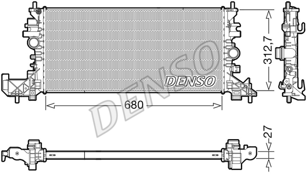 Chladič motora DENSO