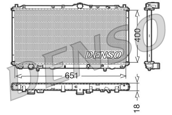 Chladič motora DENSO