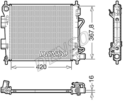 Chladič motora DENSO