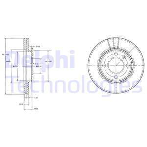 Brzdový kotúč DELPHI