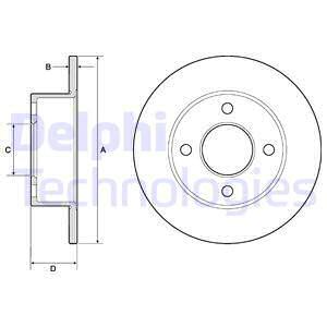 Brzdový kotúč DELPHI