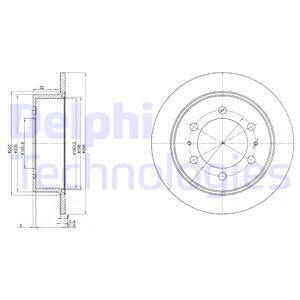Brzdový kotúč DELPHI