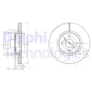 Brzdový kotúč DELPHI
