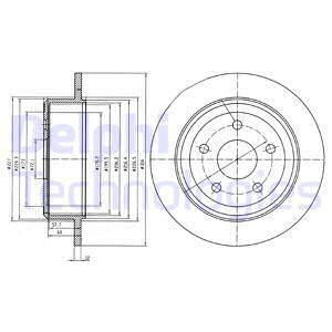 Brzdový kotúč DELPHI