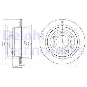 Brzdový kotúč DELPHI