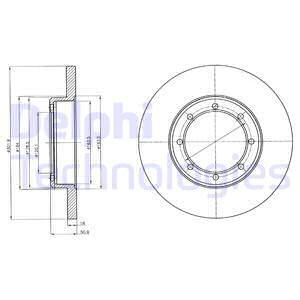 Brzdový kotúč DELPHI