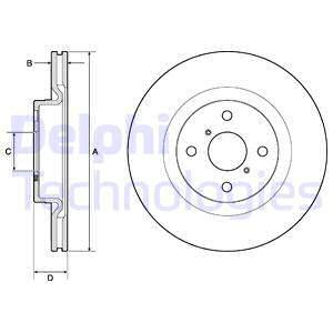 Brzdový kotúč DELPHI
