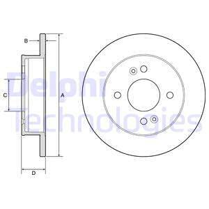Brzdový kotúč DELPHI