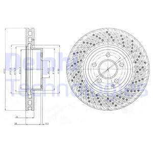 Brzdový kotúč DELPHI