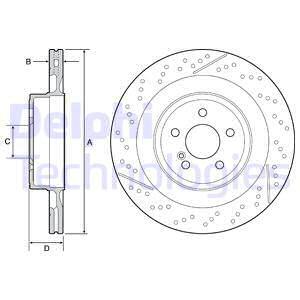 Brzdový kotúč DELPHI