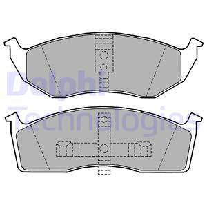 Sada brzdových platničiek kotúčovej brzdy DELPHI