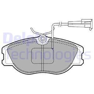 Sada brzdových platničiek kotúčovej brzdy DELPHI