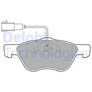 Sada brzdových platničiek kotúčovej brzdy DELPHI