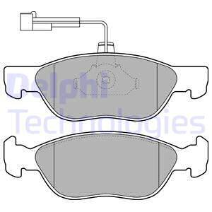 Sada brzdových platničiek kotúčovej brzdy DELPHI