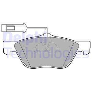 Sada brzdových platničiek kotúčovej brzdy DELPHI