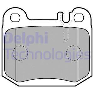 Sada brzdových platničiek kotúčovej brzdy DELPHI