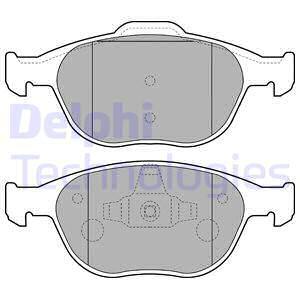 Sada brzdových platničiek kotúčovej brzdy DELPHI