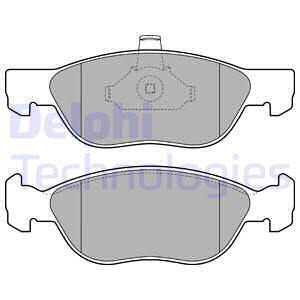 Sada brzdových platničiek kotúčovej brzdy DELPHI