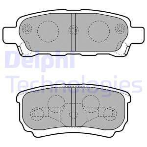 Sada brzdových platničiek kotúčovej brzdy DELPHI