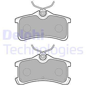 Sada brzdových platničiek kotúčovej brzdy DELPHI