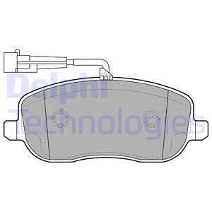 Sada brzdových platničiek kotúčovej brzdy DELPHI