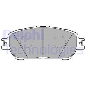 Sada brzdových platničiek kotúčovej brzdy DELPHI