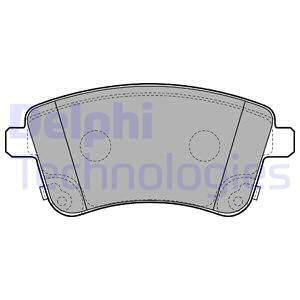 Sada brzdových platničiek kotúčovej brzdy DELPHI
