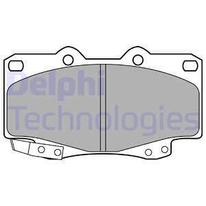 Sada brzdových platničiek kotúčovej brzdy DELPHI