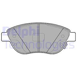 Sada brzdových platničiek kotúčovej brzdy DELPHI