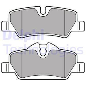 Sada brzdových platničiek kotúčovej brzdy DELPHI