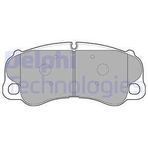 Sada brzdových platničiek kotúčovej brzdy DELPHI
