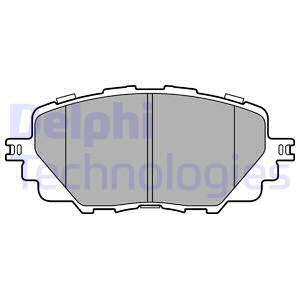 Sada brzdových platničiek kotúčovej brzdy DELPHI