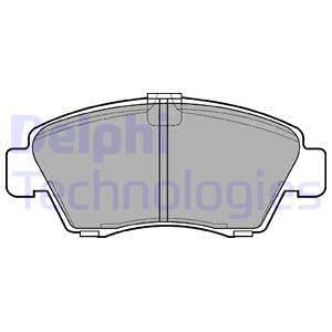 Sada brzdových platničiek kotúčovej brzdy DELPHI