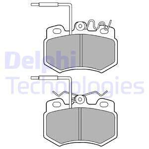 Sada brzdových platničiek kotúčovej brzdy DELPHI