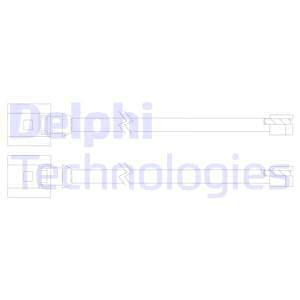 Sada výstrażných kontaktov opotrebenia brzdového obloże DELPHI