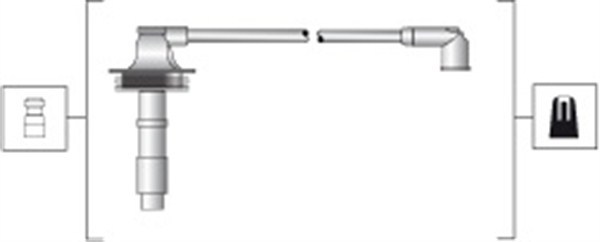 Sada zapaľovacích káblov MAGNETI MARELLI