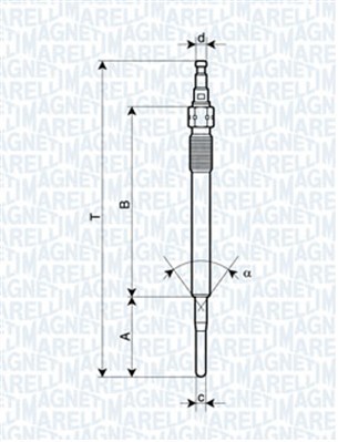 żeraviaca sviečka MAGNETI MARELLI