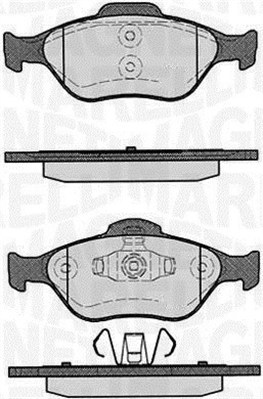 Sada brzdových platničiek kotúčovej brzdy MAGNETI MARELLI