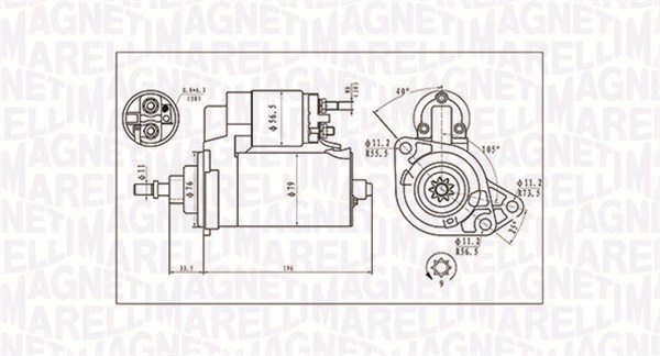 żtartér MAGNETI MARELLI